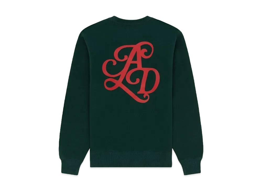 Aime Leon Dore Monogram Crewneck Sweatshirt "Green"