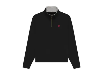 Aime Leon Dore Crest Quarter Zip Pullover "Black"