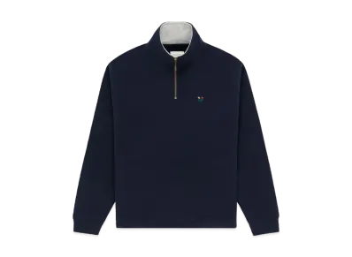 Aime Leon Dore Crest Quarter Zip Pullover "Navy"