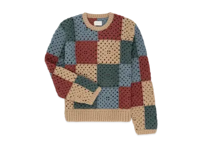 Aime Leon Dore Crochet Crewneck Sweater "Multi"