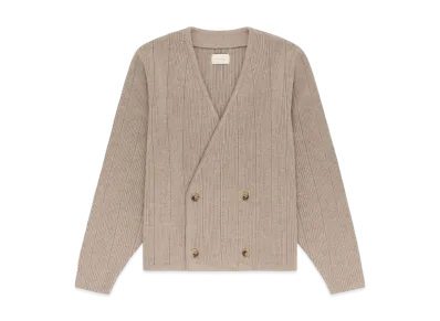 Aime Leon Dore Double Breasted Merino Cardigan "Beige"