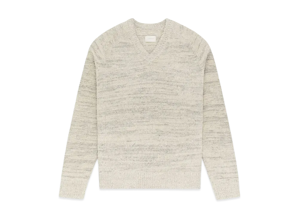 Aime Leon Dore Marled V-Neck Sweater "Beige"
