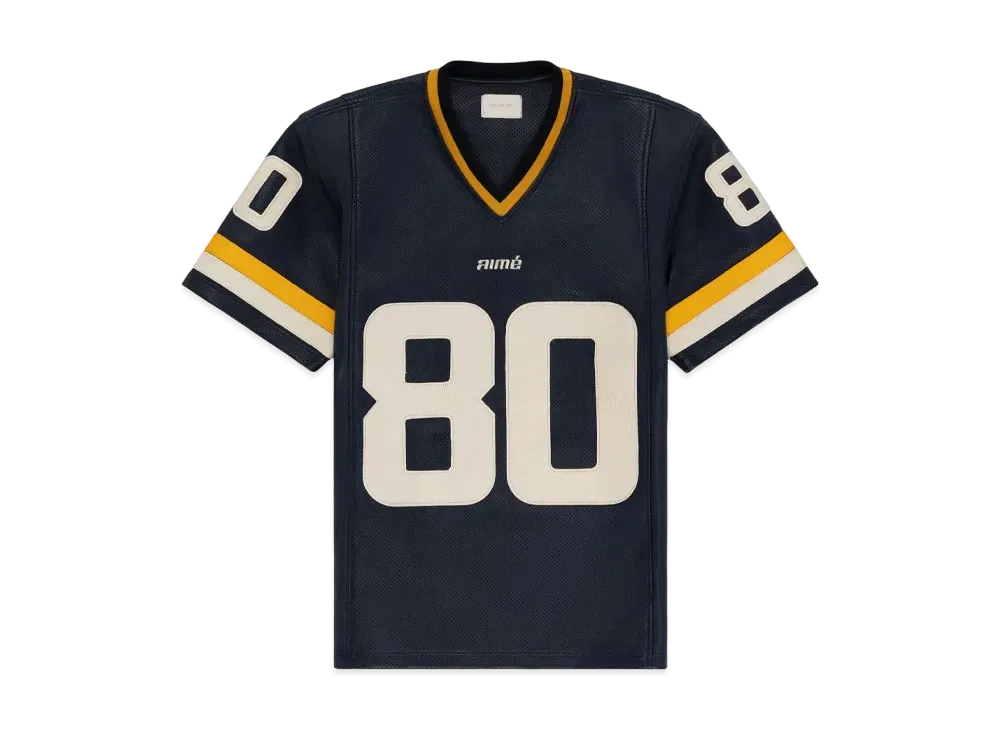 Aime Leon Dore Leather Team Football Jersey "Navy"