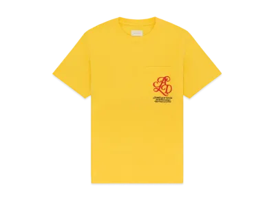 Aime Leon Dore Monogram Pocket Tee "Yellow"