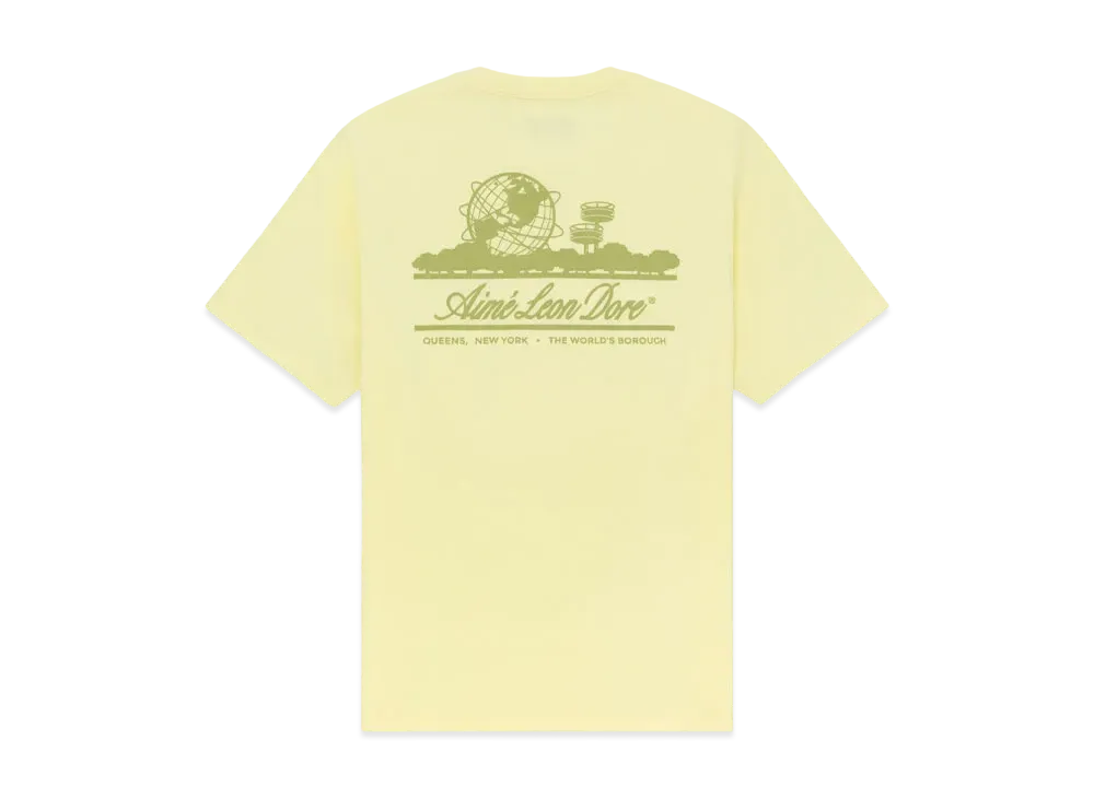 Aime Leon Dore Unisphere Short-Sleeve Tee "Yellow"