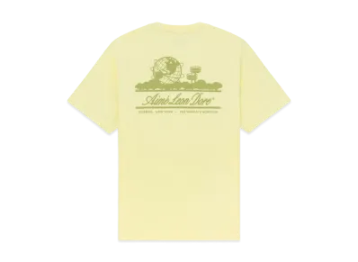 Aime Leon Dore Unisphere Short-Sleeve Tee "Yellow"