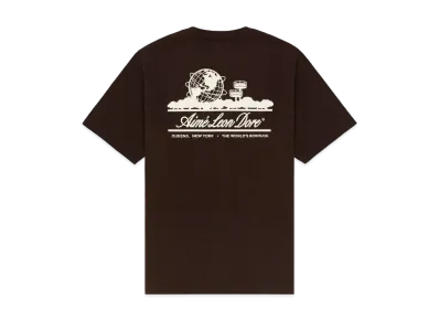 Aime Leon Dore Unisphere Short-Sleeve Tee "Brown"
