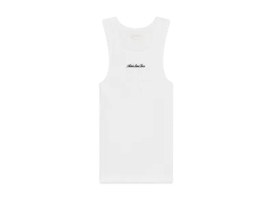 Aime Leon Dore Embroidered Logo Tank Top "White"