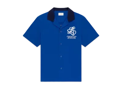 Aime Leon Dore Monogram Bowling Shirt "Blue"