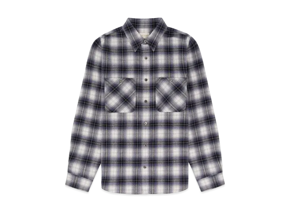 Aime Leon Dore Plaid Cotton Shirt "Black"