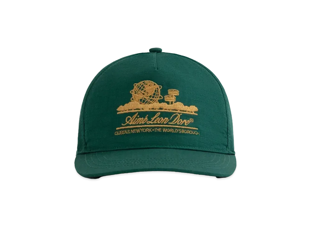 Aime Leon Dore Anniversary Unisphere Hat "Green"
