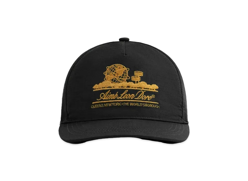 Aime Leon Dore Anniversary Unisphere Hat "Black"