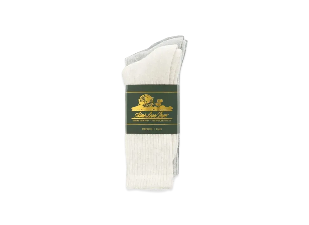 Aime Leon Dore Crew Sock 3-Pack "Mix"