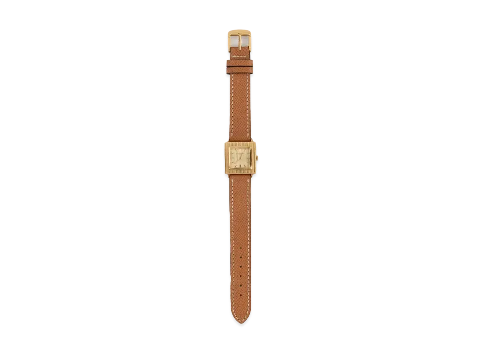 エメレオンドレ オーデマ ピゲ スクエア 18K ゴールド ウォッチ "ブラウン"