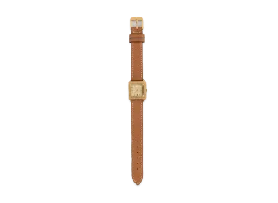 Aime Leon Dore Audemars Piguet Square 18Kt Gold Watch "Brown"