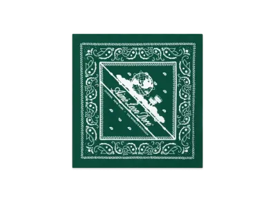 Aime Leon Dore Paisley Unisphere Bandana "Green"