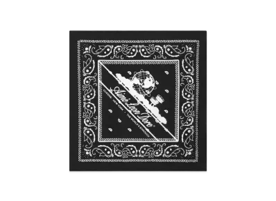 Aime Leon Dore Paisley Unisphere Bandana "Black"