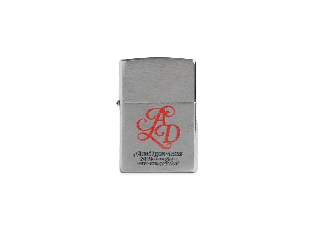 Aime Leon Dore Monogram Zippo Lighter "Silver"