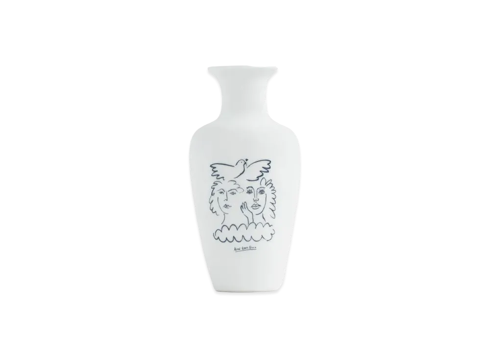 Aime Leon Dore Gemini Graphic Bud Vase "White"