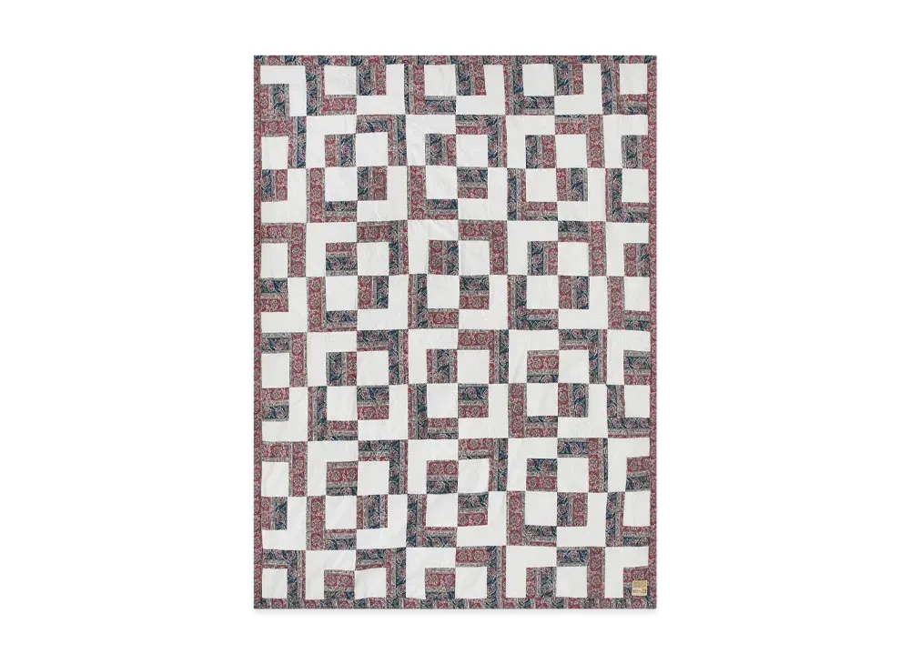 Aime Leon Dore Paisley Stripe Pattern Quilt "Multi"