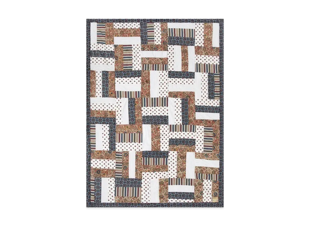 Aime Leon Dore Basketweave Pattern Quilt "Multi"