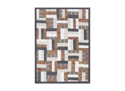 Aime Leon Dore Basketweave Pattern Quilt "Multi"