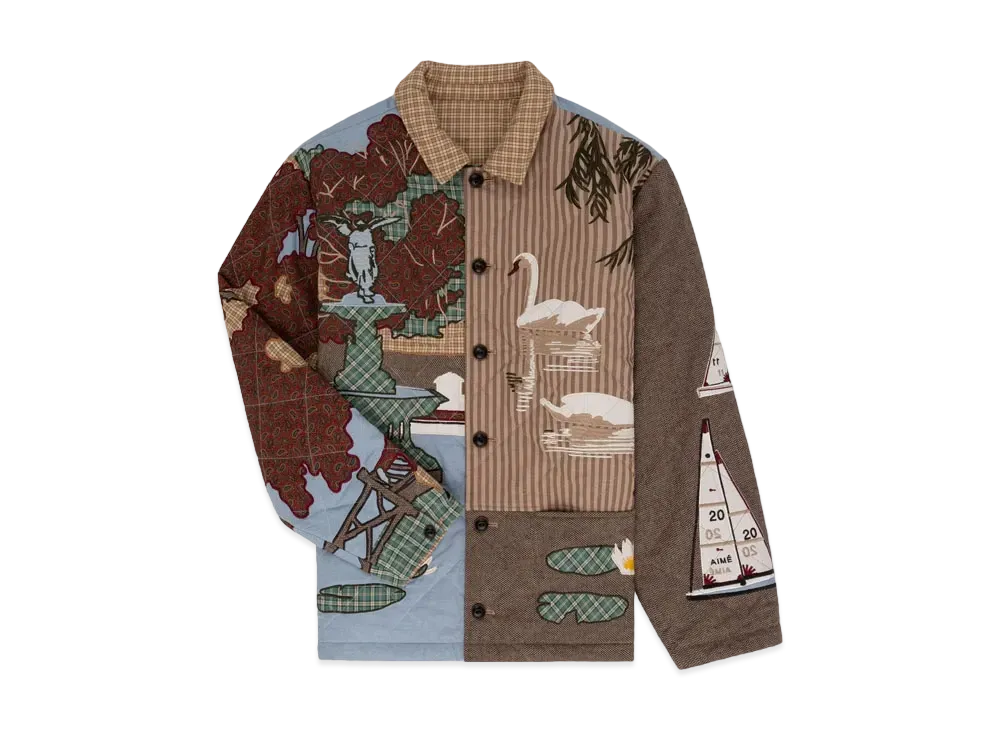 Aime Leon Dore Reversible Uptown Patchwork Jacket "Multi"