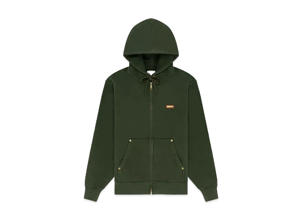 Aime Leon Dore Washed Full-Zip Hoodie "Green"