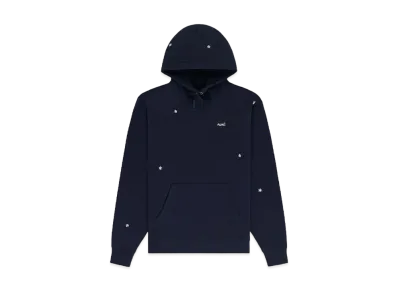 Aime Leon Dore Floral Embroidered Hoodie "Navy"