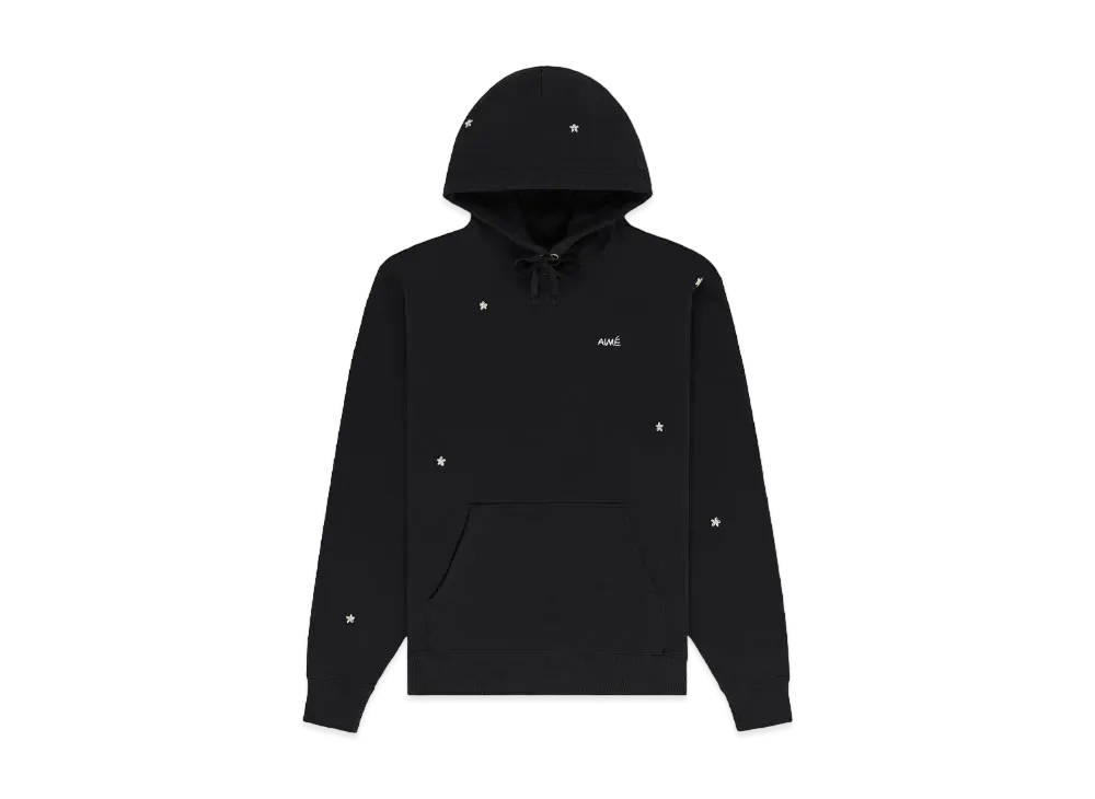 Aime Leon Dore Floral Embroidered Hoodie "Black"