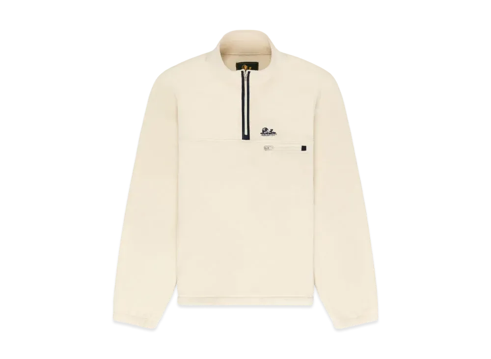 Aime Leon Dore Unisphere Quarter Zip Fleece Pullover "Cream"