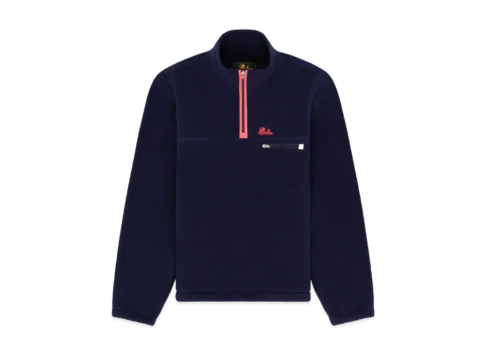 Aime Leon Dore Unisphere Quarter Zip Fleece Pullover "Blue"