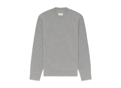 Aime Leon Dore Merino Shaker Stitch Crewneck Sweater "Grey"