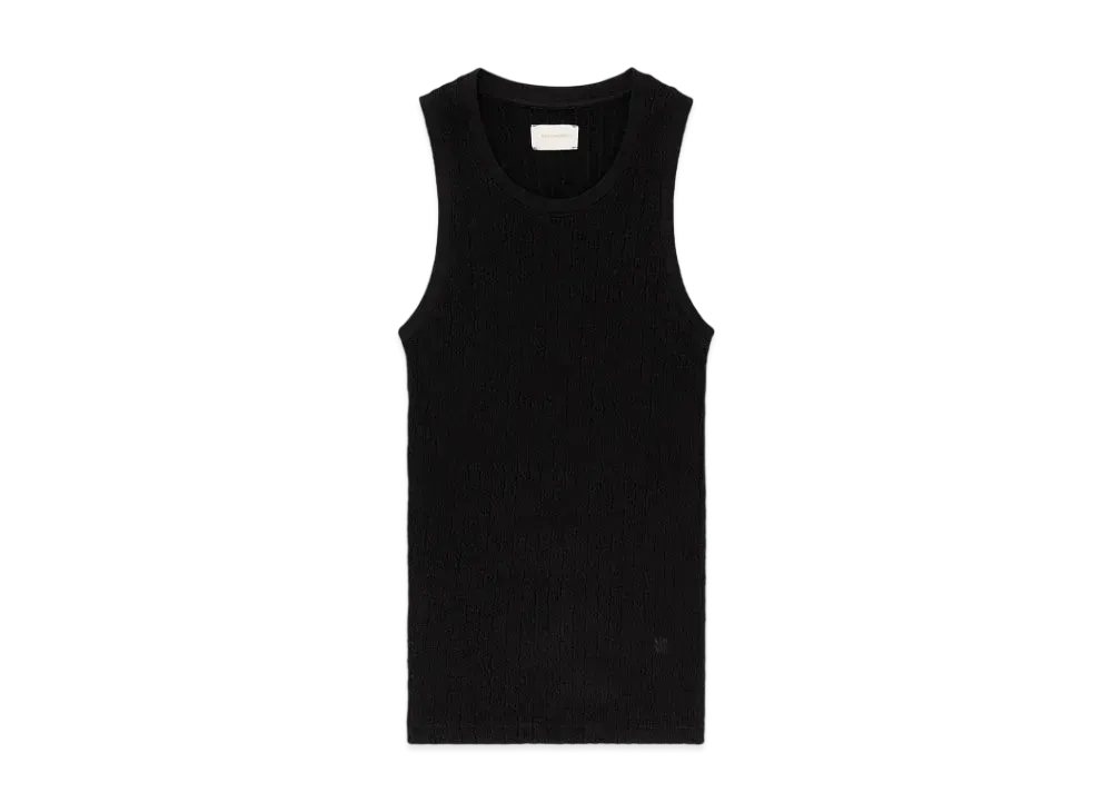 Aime Leon Dore Pointelle Tank Top "Black"