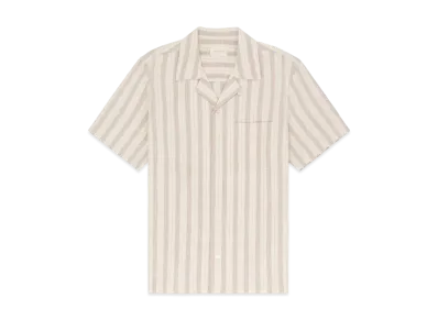 Aime Leon Dore Striped Leisure Shirt "Brown & Cream"