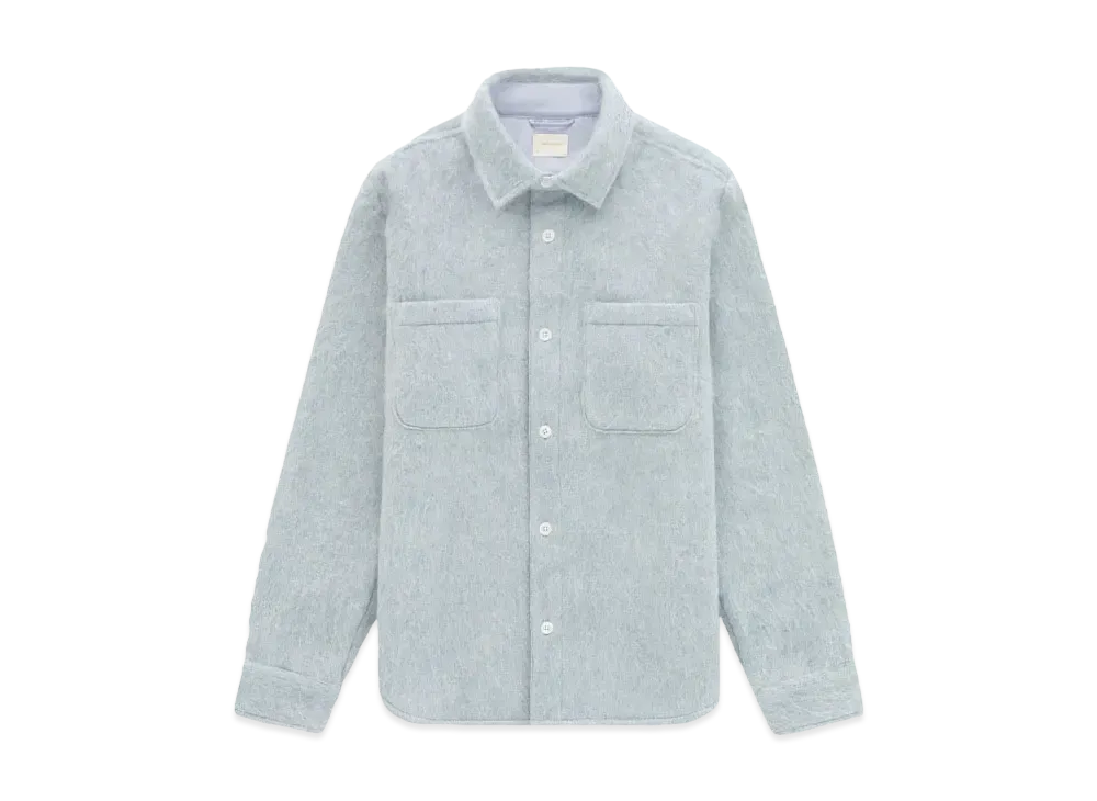 Aime Leon Dore Alpaca Blend Overshirt "Blue"