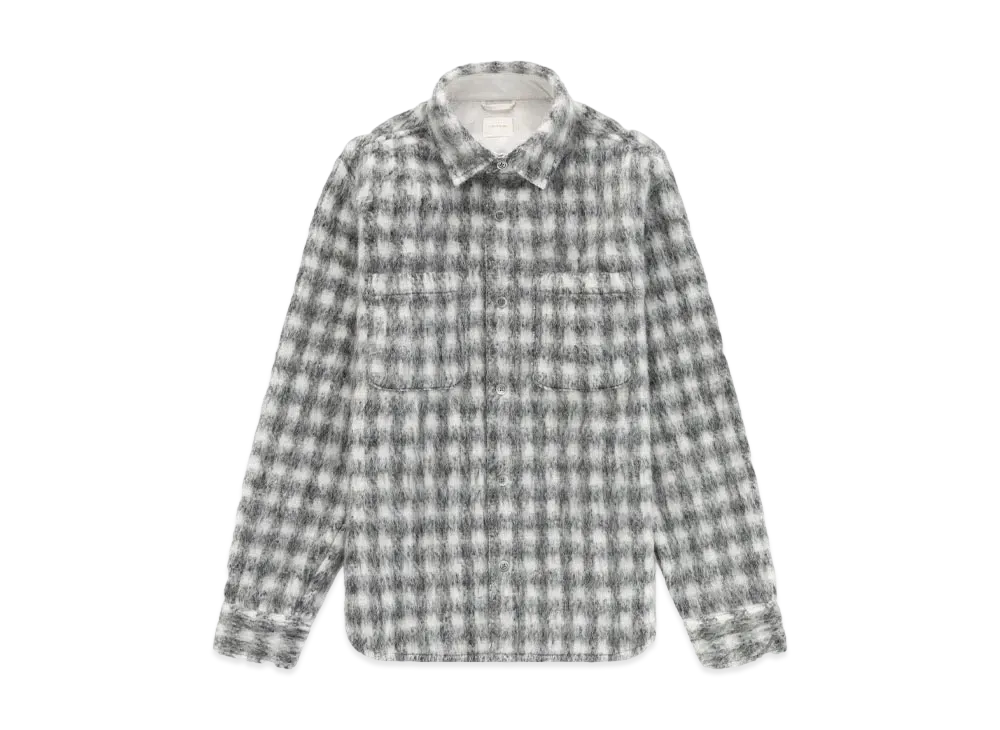 Aime Leon Dore Alpaca Blend Overshirt "Black & White"