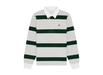Aime Leon Dore Striped Crest Rugby "Grey & Green"