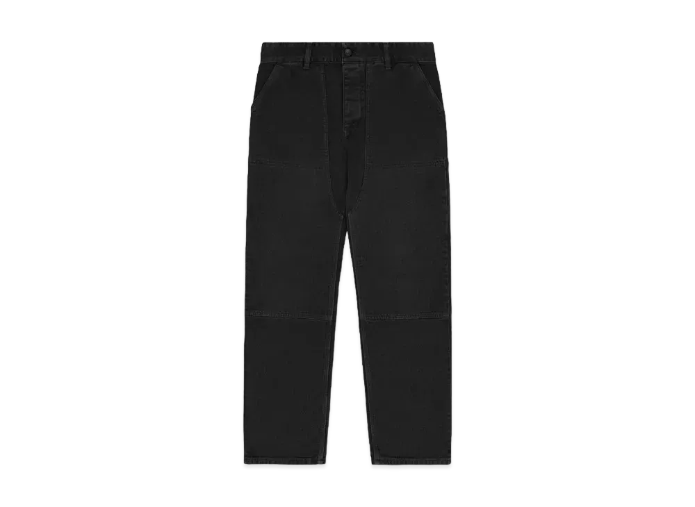 Aime Leon Dore Garment Dyed Double Knee Carpenter Pant "Black"