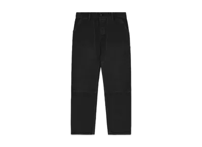 Aime Leon Dore Garment Dyed Double Knee Carpenter Pant "Black"
