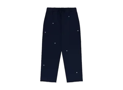 Aime Leon Dore Floral Embroidered Sweatpant "Navy"
