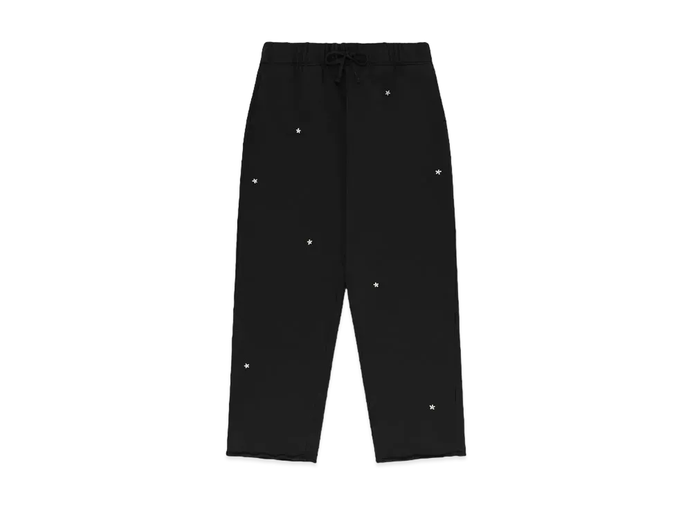 Aime Leon Dore Floral Embroidered Sweatpant "Black"