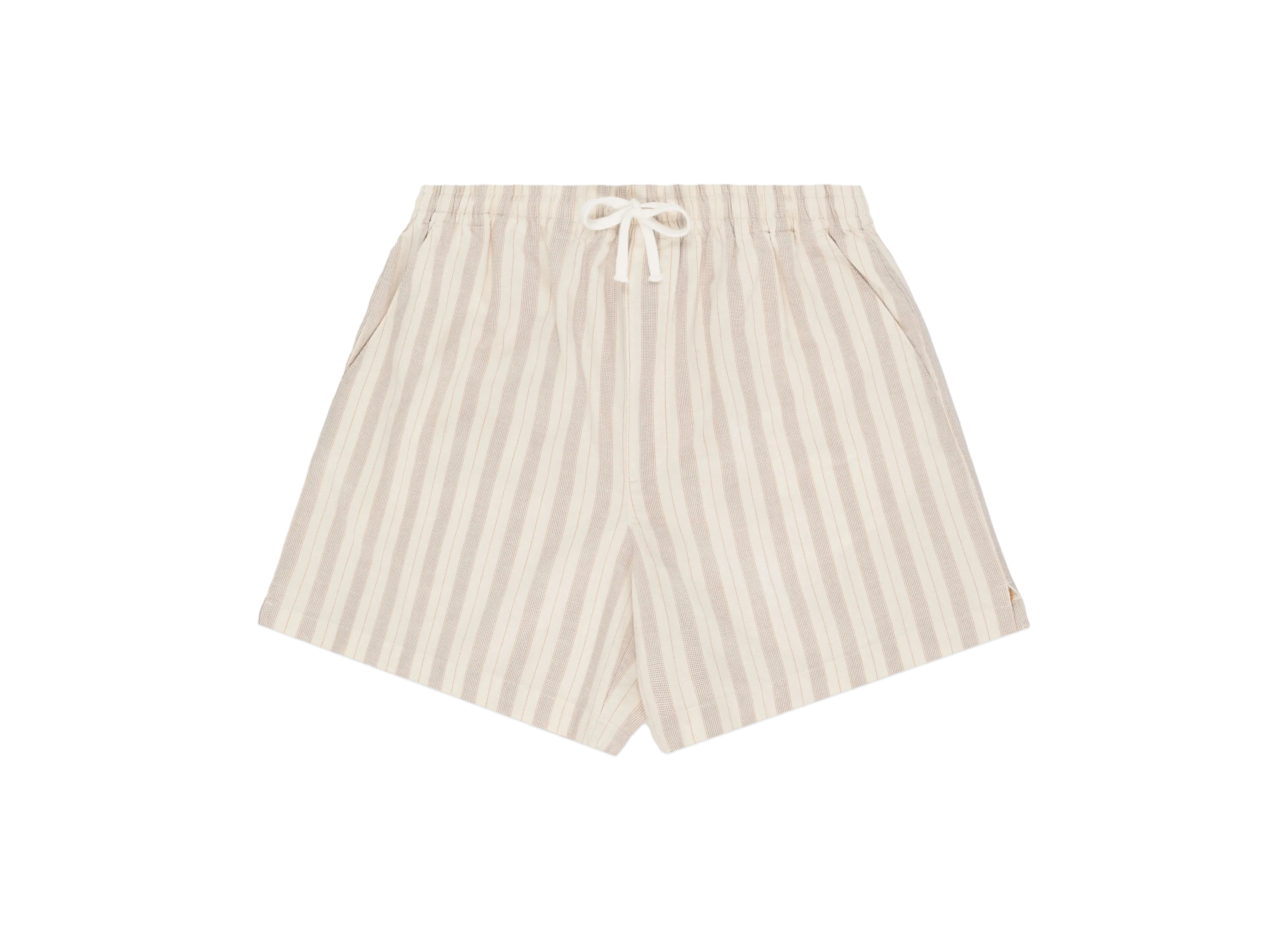 Aime Leon Dore Striped Drawstring Short "Brown Cream"