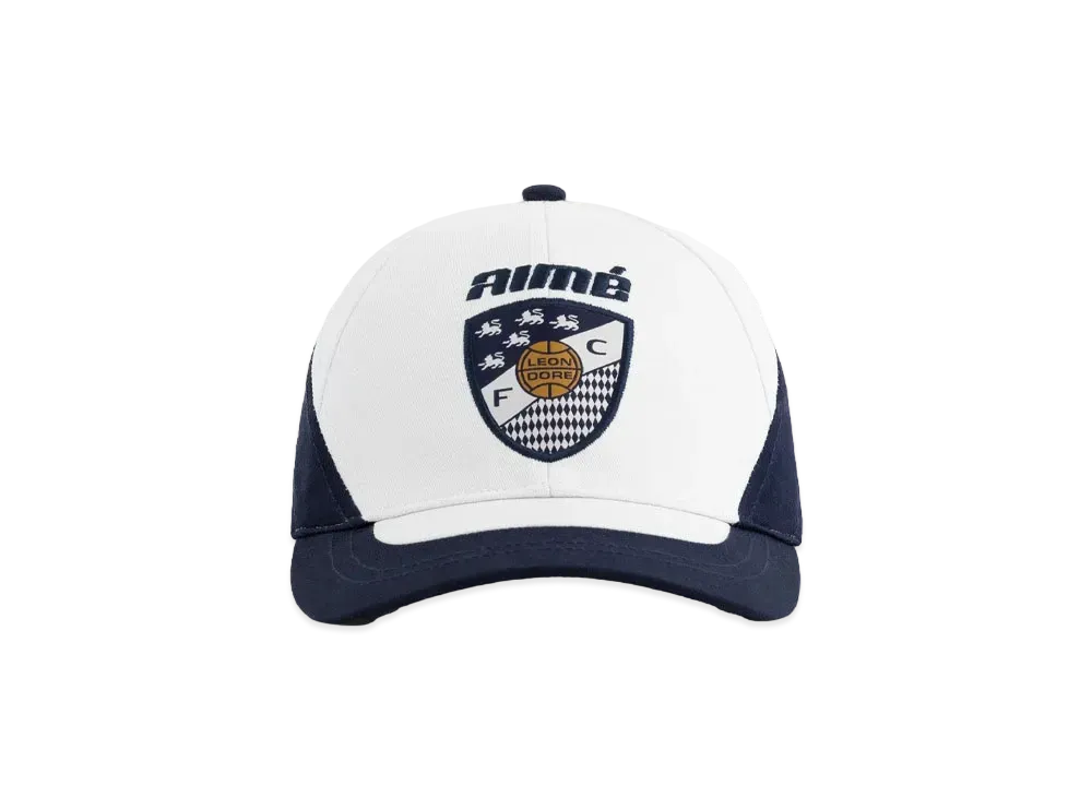 Aime Leon Dore Team Leon Soccer Hat "White Navy"