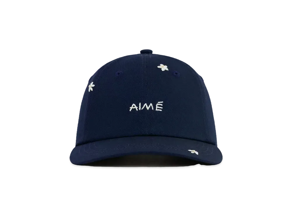 Aime Leon Dore Floral Embroidered Hat "Navy"
