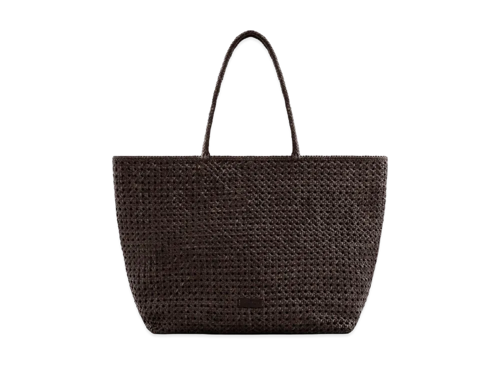Aime Leon Dore Woven Leather Tote Bag "Brown"