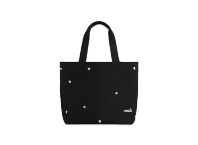 Aime Leon Dore Floral Embroidered Small Canvas Tote Bag "Black"