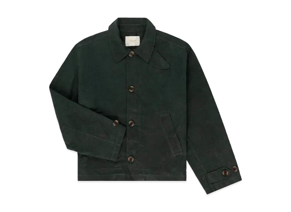 Aime Leon Dore Waxed Cropped Topcoat "Green"