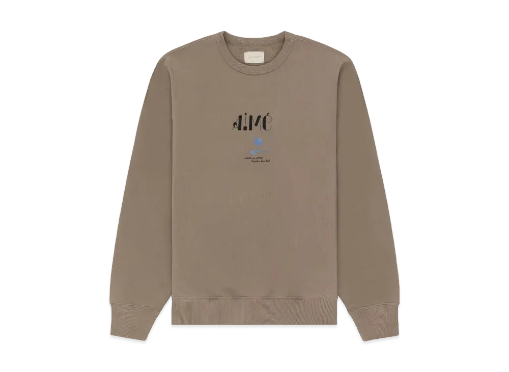 Aime Leon Dore Studio Crewneck Sweatshirt "Taup"