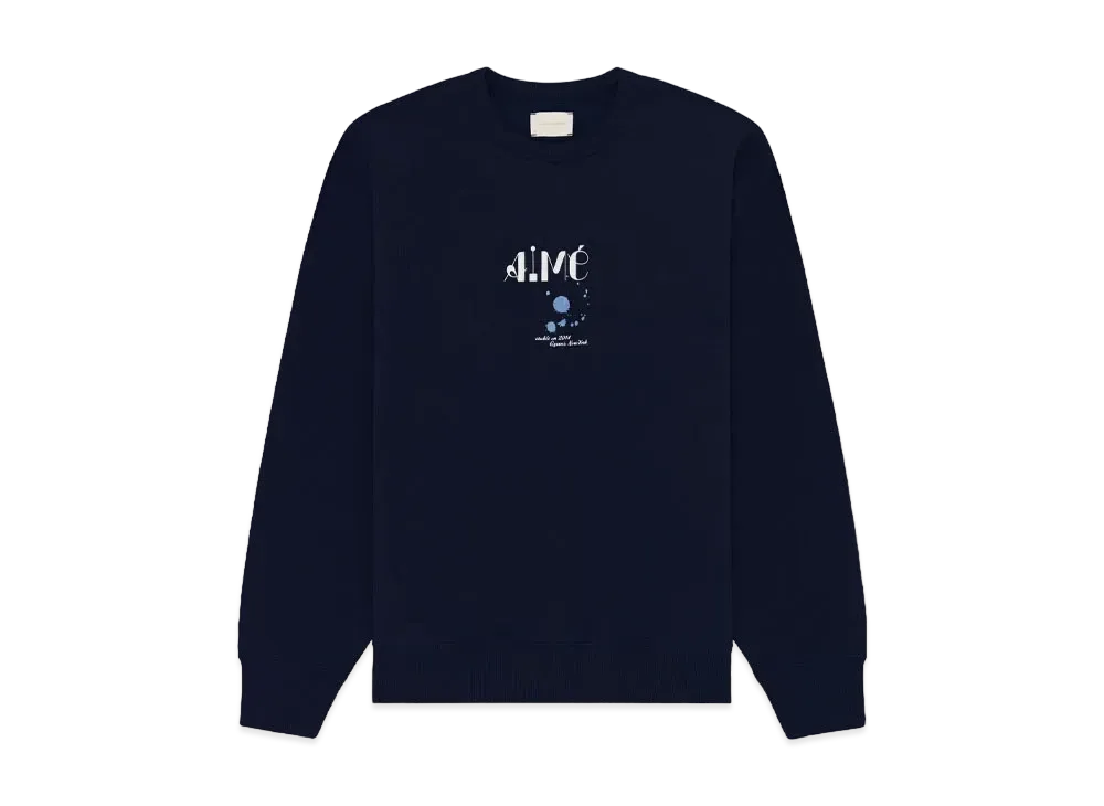 Aime Leon Dore Studio Crewneck Sweatshirt "Navy"